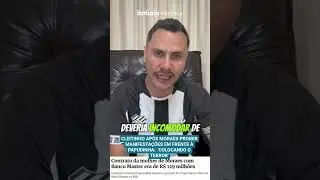 CLEITINHO AP&Oacute;S MORAES PROIBIR MANIFESTA&Ccedil;&Otilde;ES EM FRENTE &Agrave; PAPUDINHA:  'COLOCANDO O TERROR'