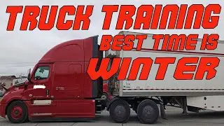 WINTER IS THE BEST TIME FOR TRUCK TRAINING IN CANADA|| TRUCKERS IN CANADA