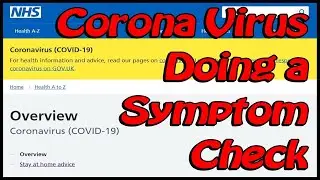 CoronaVirus/Covid-19 - how to self check for symptoms