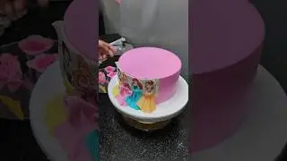 Disney princesses  party cake #shorts #ytshorts
