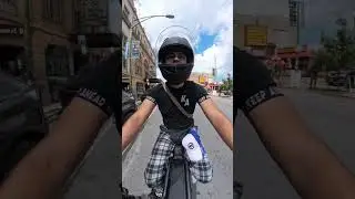 За несколько мгновений до катастрофы произошла авария на велосипеде