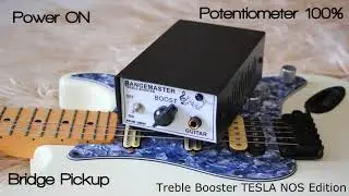 Tesla RangeMaster - Treble Booster - Full Nos Parts -TESLA Germanium PNP Transistor