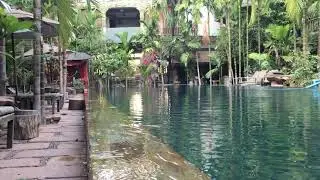 Swimming at little prince resort and spa