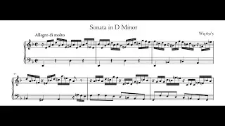 Карл Филипп Эммануил Бах -  Соната для клавира ре-минор, WQ 65/3 (H.5) - Миклош Шпаньи