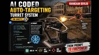 I Asked AI to Code an Auto-Targeting Turret System in Unity | KHANDAAN Devlog
