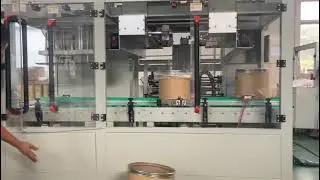 Automated Box Line Automatic bagging Liner Poly Bag Insert Machine for Carton Box, Barrel