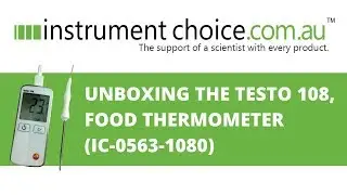 Unboxing the Testo 108, Food Thermometer (IC-0563-1080)