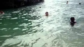 jumping off waimea rock