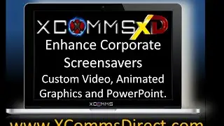 Animated Corporate Screensaver Tool From XComms Desktop Alert Software  