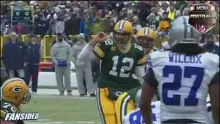 Packers' Aaron Rodgers Shouts 'New York Bozo' Before the Snap vs Cowboys