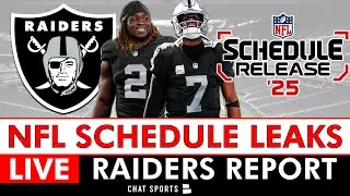 Raiders Schedule Release 2025 LIVE: NFL Schedule LEAKS + Today&rsquo;s Raiders News & Latest Rumors