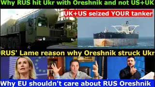 Why RUS used Oreshnik on Ukr and not US+England? Zelensky: 