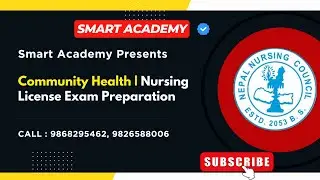 Community Health | Nursing License Exam Preparation 2082 | Smart Academy Nepal | NNC