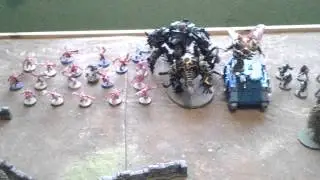 Warhammer 40k batrap orks vs chaos part 1
