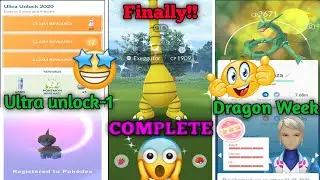 DRAGON WEEK ULTRA UNLOCK-1 RESEARCH COMPLETE IN POKEMON GO-2020