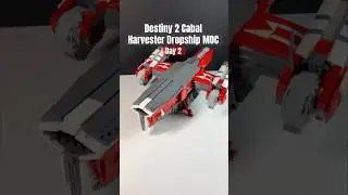 LEGO Destiny 2 Cabal Harvester Dropship MOC || Day 2 FINISHED #lego #destiny2