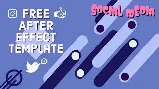 Social Media Lower Thirds - FREE Download | After Effects Template (inkl.Tutorial) - Motion Graphics