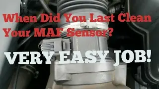 How To Clean Mass Air Flow Sensor On A Peugeot | MAF Sensor Cleaning Tutorial