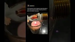 Fire Sprinkler Activates in Under 30 Seconds 🔥🚿 #shorts