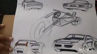 Daily car sketch practice #design #car #viral