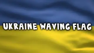 🇺🇦 Ukraine Country Flag Animation | Full HD | 10 Hours