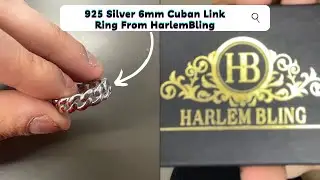 HarlemBling Cuban Link Ring Review |925 Silver|