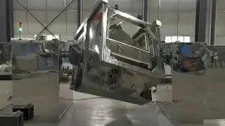 Square cone bin powder mixer machine 1000liters and IBC system