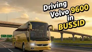 Driving  Volvo 9600 in BUSSID |must watch to explore new busses for bus simulator Indonesia 