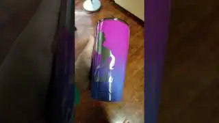 Custom Powder Coated Tumbler - Pink and Purple Ombre - Unicorn Personalized Tumbler