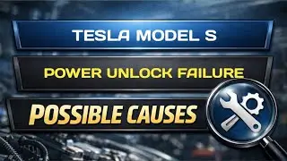 Неисправность системы разблокировки дверей Tesla Model S &ndash; возможные причины поломки.