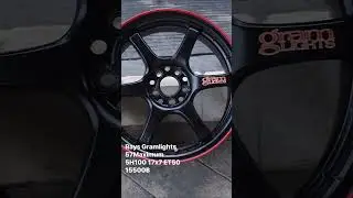 #Rays #Gramlights #57Maximum#5H100 17x7 ET50 #นัทตี้มีล้อ #ล้อแท้ในราคาที่คุณสัมผัสได้