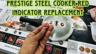 How to change prestige steel cooker red safety valve | pressure cooker red indicator