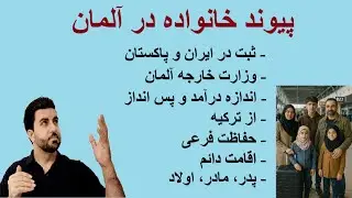 پیوند خانواده در آلمان - ثبت در ایران و پاکستان، وزارت خارجه، درآمد و پس انداز، ترکیه، حفاظت فرعی