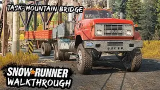 SnowRunner | Mountain Bridge | Task Walkthrough Gameplay
