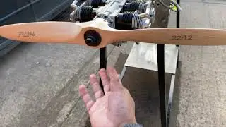 OS FF-240 and FF-320 Pegasus Test Run With a 22 x 12 Prop by Morris' Mini Motors