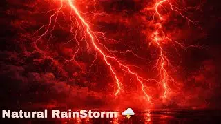 Heavy Thunderstorm Sounds | Relaxing Rain, Loud Thunder & Lightning Ambience for Sleeping, Relax
