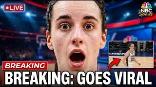 THIS Just Happened&hellip; Caitlin Clark Goes Viral on LIVE TV | NBC NBA Debut