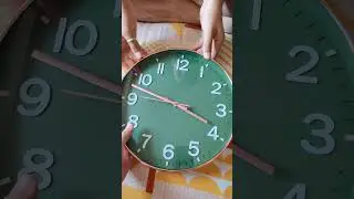 12-Inch Silent Quartz Wall Clock | Non-Ticking Round Analog Decorative Clock | Battery Operated