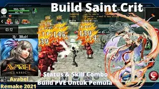 Build Saint Untuk Pemula Avabel Classic 2021