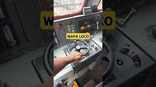 INSIDE VIEW OF WAP4 LOCO #shorts#locopilot #train#indianrailways#railwaycontent