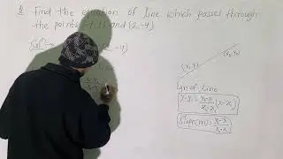 Class 11th MATH 🥰|STRAIGHT LINE 📚| सरल रेखा | Ex-10.2  Q7 | JEE/NEET (Pre-planning)💐| Zero to Hero📝