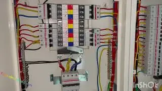 3 phase vtpn db  box dressing diagram 440v.   #vtpn #Electrician #440v #mcb #dbbox