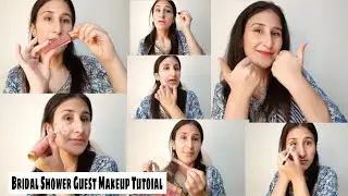 Bridal Shower Guest Makeup Tutorial | Casual Summer Makeup Look #glowupwithnimra #makeuplook