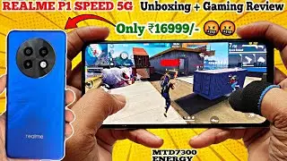 Realme P1 Speed 5G Unboxing With Free Fire Test ||  Realme P1 Speed  FF Heating + Battery Drain Test