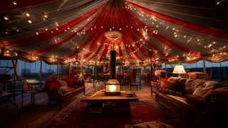 Circus Living Room | RAIN SOUNDS | Sleep and Relaxation | Ambience