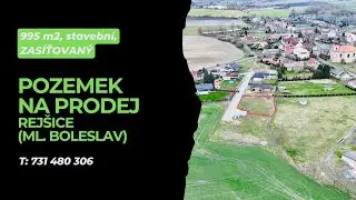 ‼️ P R O D E J ‼️ Rej&scaron;ice u Ml. Boleslavi, stavebn&iacute; pozemek, 995 m2, zas&iacute;ťovan&yacute;, připraven ke stavbě