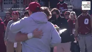 Drake Stoops honored in his final college game for Oklahoma