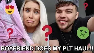 BOYFRIEND Does My PLT Shop + TRY-ON HAUL 2020!