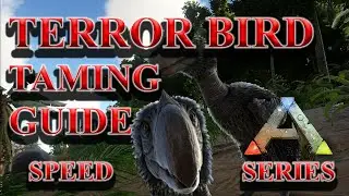 How to Capture a Terror Bird | Ark Dino Taming Guide | Speed Series | #shorts