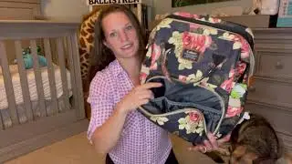 Review of BRINCH Diaper Bag Backpack,Waterproof Diaper Bags with Bassinet Bed Mat Pad